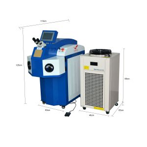 200W YAG Jewelry Laser Welding Machine With External Chiller 120J Single Pulse