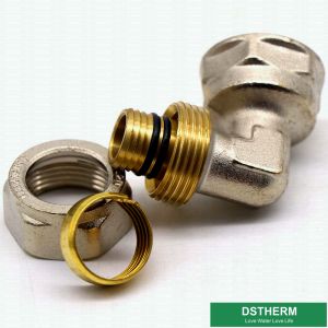 Customized Female Threaded Elbow Compression Brass Fittings Screw Fittings For