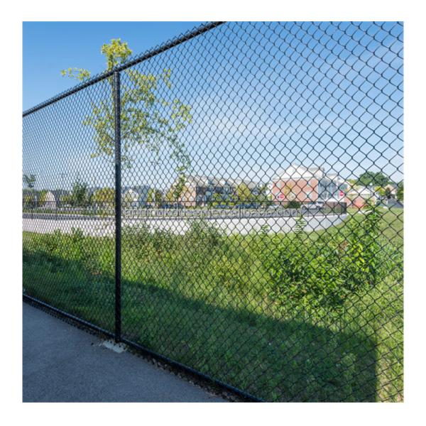 Modern Stylish Cyclone Wire Mesh Chain Link Fence PVC Coated Rolls with Steel