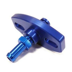 Cheap cnc machining process aluminum rail adaptor with blue anodized finish for sale