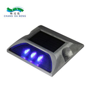 3leds Die Casting Aluminum Solar Road Studs IP68 Waterproof Solar Driveway Road