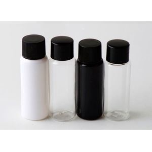 Non Spill Plastic Tube Bottles , 20ml Capacity Plastic Shampoo Bottles With Pump