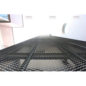 Custom Aluminum Expanded Metal Mesh Ceiling 3003 Anodized