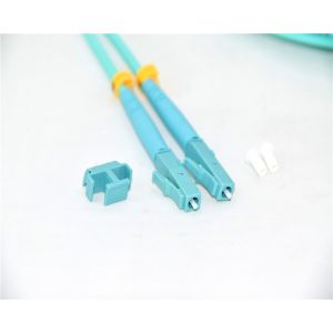 LC To LC Multimode Fiber Optic Patch Cable , Duplex Om3 Fiber Patch Cables