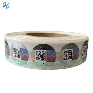 CMYK Pantone Printing Custom Tax Stamps With Anti-counterfeiting IR Technology