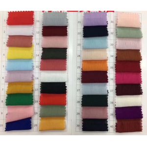 high quality 100% polyester 75D pure georgette woven chiffon fabric for lady