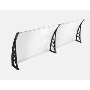 100x80 Solid Polycarbonate Awning Household Application White Holder