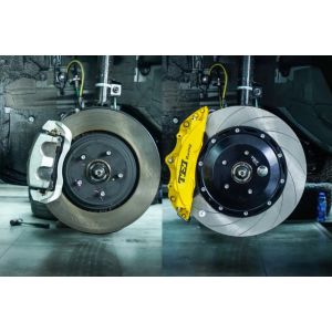 Front Brake Caliper Kit With 378x32mm Vented Disc Rotor For HIGHLANDER 2009-2021