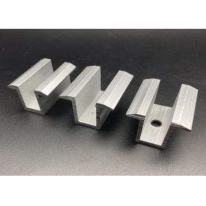 Ss304 Pv Solar Mounting System Fixing Solar Panel Mid Clamps Pre Galvanized