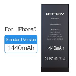 China factory wholesale mobile phone replacement battery for iphone 5 with one