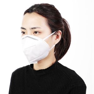 High Filter Efficiency Fold Flat Mask , Non Woven Disposable N95 Mask