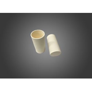 Cylindrical Magnesium Oxide Ceramic Crucible High Insulating Performance