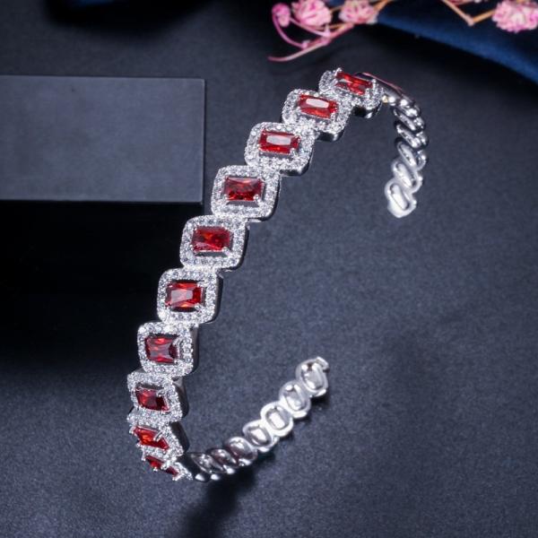 Fashion Cubic Zirconia Bracelet Bangle Chain Bracelets For Women Gold Silver Color Hand Chain CZ Bracelet Jewelry