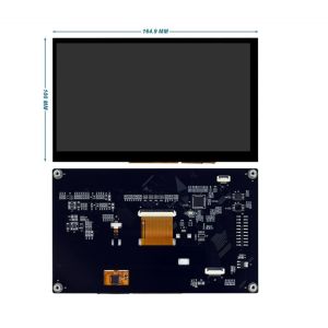 7 inch tft lcd display with PCBA and touch panel ,1024X600 resolution,4-WIRE SPI interface ,free view angle