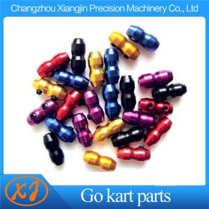 CNC Machining AL6061 T6 Kart Cable Clamp for Brake & Throttle with competitive