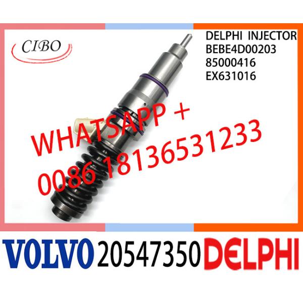 20547350 BEBE4D00203 Common Rail Fuel Diesel Injector BEBE4D00203 20547350 85000416 EX631016 E1 for VOL FH12 TRUCK