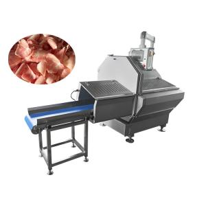 China Multi-Purpose Industrial Meat Slicer Machine To Slicing Frozen Beef with Adjustable Thickness on sale