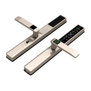 Digital Office Smart Sliding Door Lock Thermal Break Aluminum Alloy Handle Lock