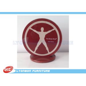 Acrylic CNC Engraved Multi Color Display Logo / MDF Display Accessory