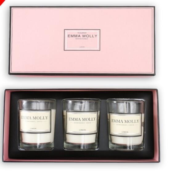 Quality Packaging Boxes for Fine Aromatherapy Smokeless Candles Custom Made CMYK 4C Printing wholesale