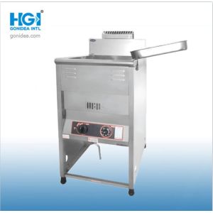 Vertical 18L Stainless Steel Gas Fryer With Temperature Controller