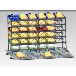 Multi Storey Automated Parking Garage 2Ton Car Lift For Home Garage