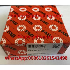 Slovakia Origin FAG 3306-BD-2HRS-TVH Nylon Cage Double Row Angular Contact Ball