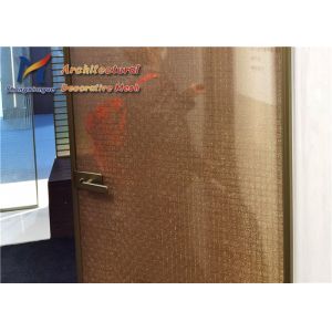 Interlayer Laminated Glass Metal Mesh 30m Woven Copper Wire Mesh