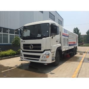 Dongfeng 4X2 6m3 6cbm runway sweeper truck road sweeper truck with brushes foton