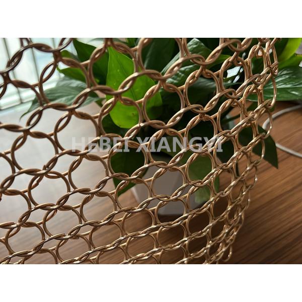Quality Stainless Steel Chain Mail Wire Mesh 20 Mm Outer Diameter wholesale