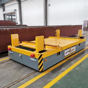 China Motorized 30 Tons Material Transfer Cart Fabricated Beams Rail Powered on sale