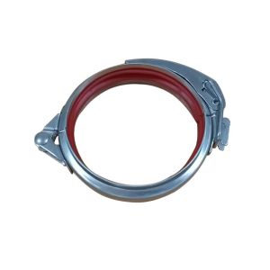 China Air Duct Tube Galvanized Quick Release Pipe Metal Clamps With Seal Ring on sale