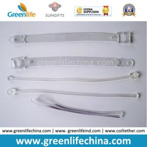 Custom Color Different Sizes Cheap PVC Soft Bag Tag Loops