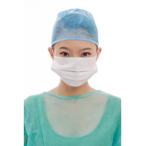 Comfortable Nose Clip Latex Free Elastic Earloop Non Woven Face Mask