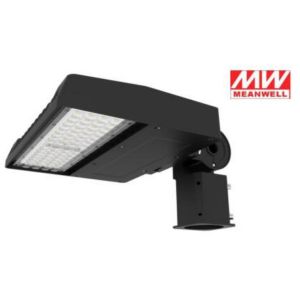 Waterproof 130lm / Watt Led Parking Lot Lights 75w With Meanwell Driver