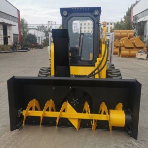 CE Small Skid Steer Loader 4WD High Capacity For Construction