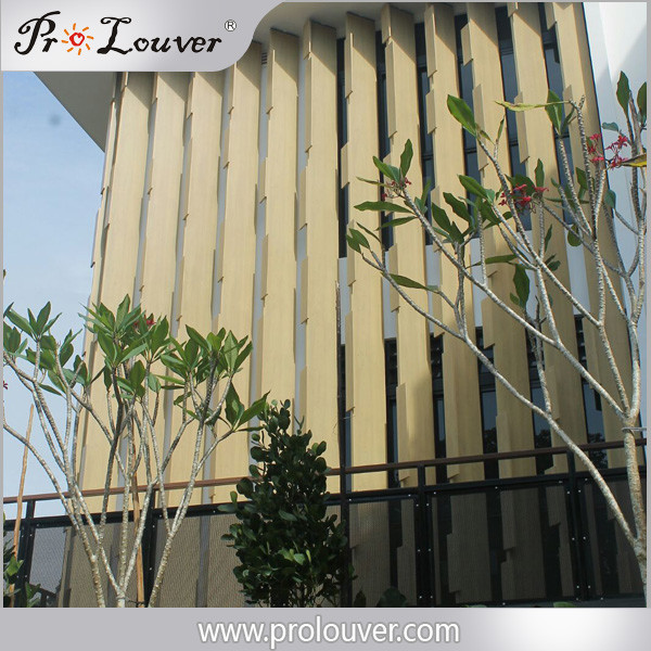 Quality All New Designed Box Aluminium Louver Wall, Internal Louver Decoration wholesale