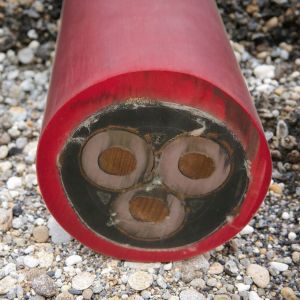 HV Flexible Mining Rubber Electrical Cable For Power Transmission In Coal Mines