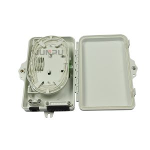 6 Core Outdoor Fiber Optic Distribution Box White, load SC adapter and pigtail
