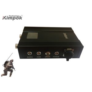 China NLOS Long Range Wireless Video Transmitter and Receiver COFDM 5-20W Manpack AV Sender H.264 on sale
