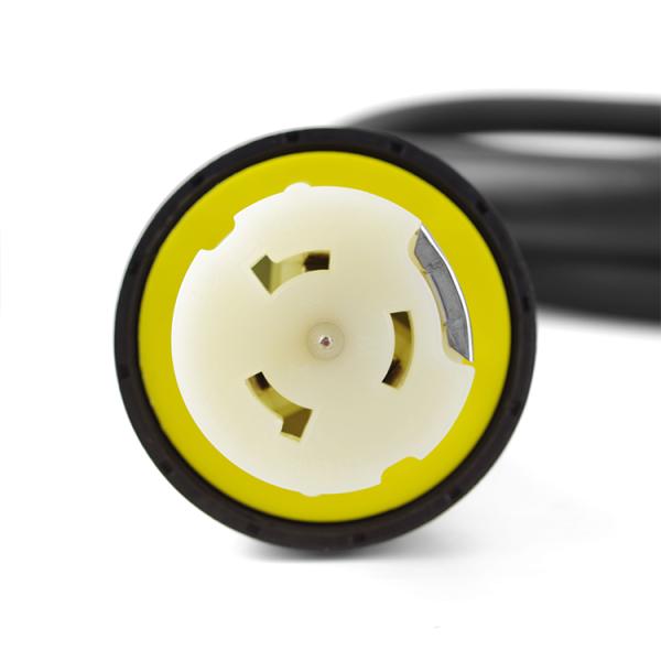 Marine Shore Power Cord SS2-50 Male to Female 50A 125V/250V 100FT 6FT/8FT/10FT/12FT/25FT Length Copper Conductor Material