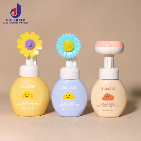 160ml Hand Wash Bottle Refillable Foaming Soap Dispenser Empty Custom Plastic