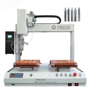 Cheap Single Head Double Platform Soldering Automatic Machine 5 Axis For PCB for sale