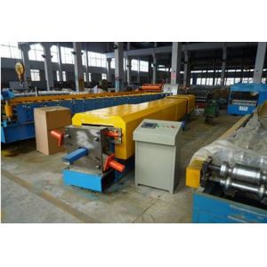 Cheap 4kw Aluminium Gutter Roll Forming Machine With Metal Sheet Bending Machine for sale