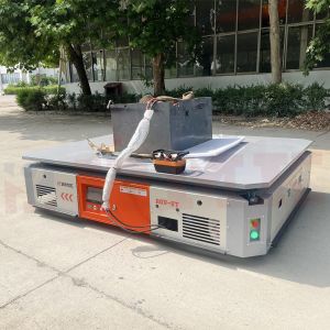 Handling Loads Weighing Wheeled Movers Trackless Transfer Cart