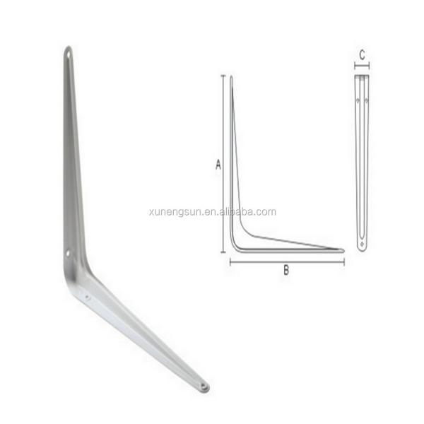 Quality Silver Brushing Support Mount for LONDON SHELF BRACKETS Under Shelf Bracketing System wholesale