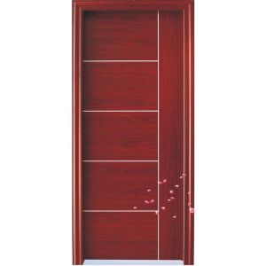 China HPL Wood Hotel Room Door Fireproof With Perlite Filler on sale