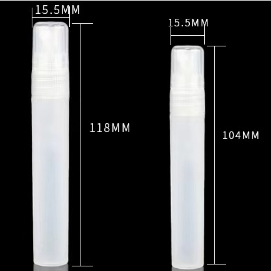 5ml 8ml 10ml PP Mini Perfume Bottle Portable Leak Proof Multiple Color (MC-1201)