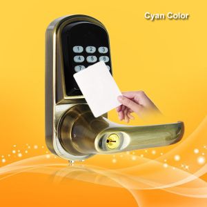 Cheap Smart RFID Card Door Lock High Tech Technology With Voice Prompt Speaker for sale