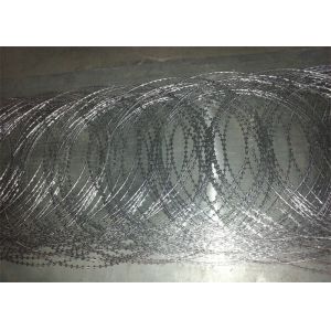 Factory Supply Galvanized Concertina Wire And Razor Barbed Wire For Fence